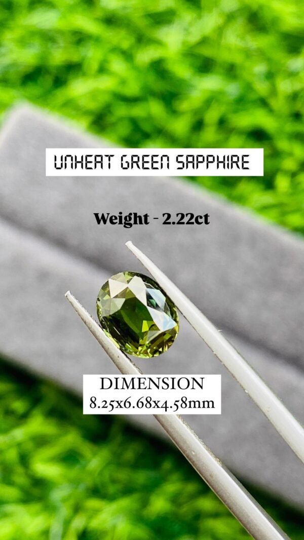 Green Sapphire - 2.22CT