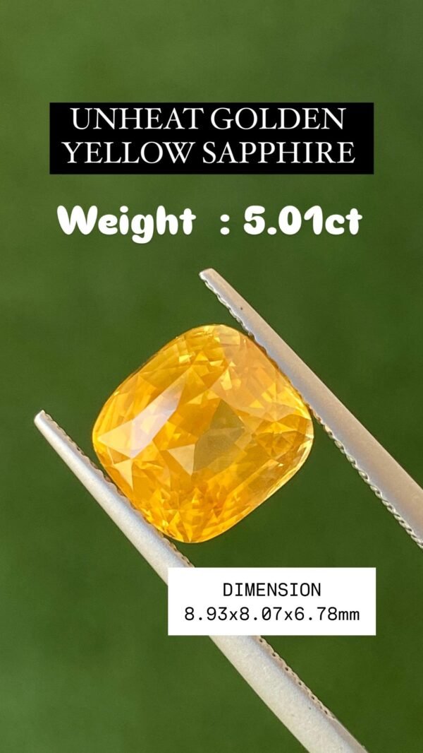 Yellow Sapphire - 5.01CT