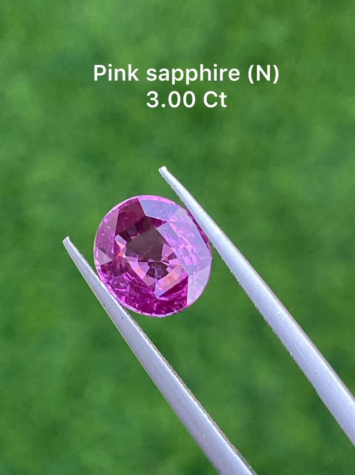 PINK SAPPHIRE (N) 3 CT