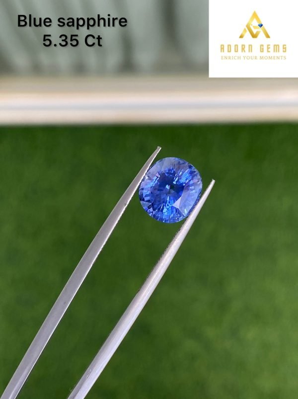 Blue Sapphire- (N) 5.35 CT