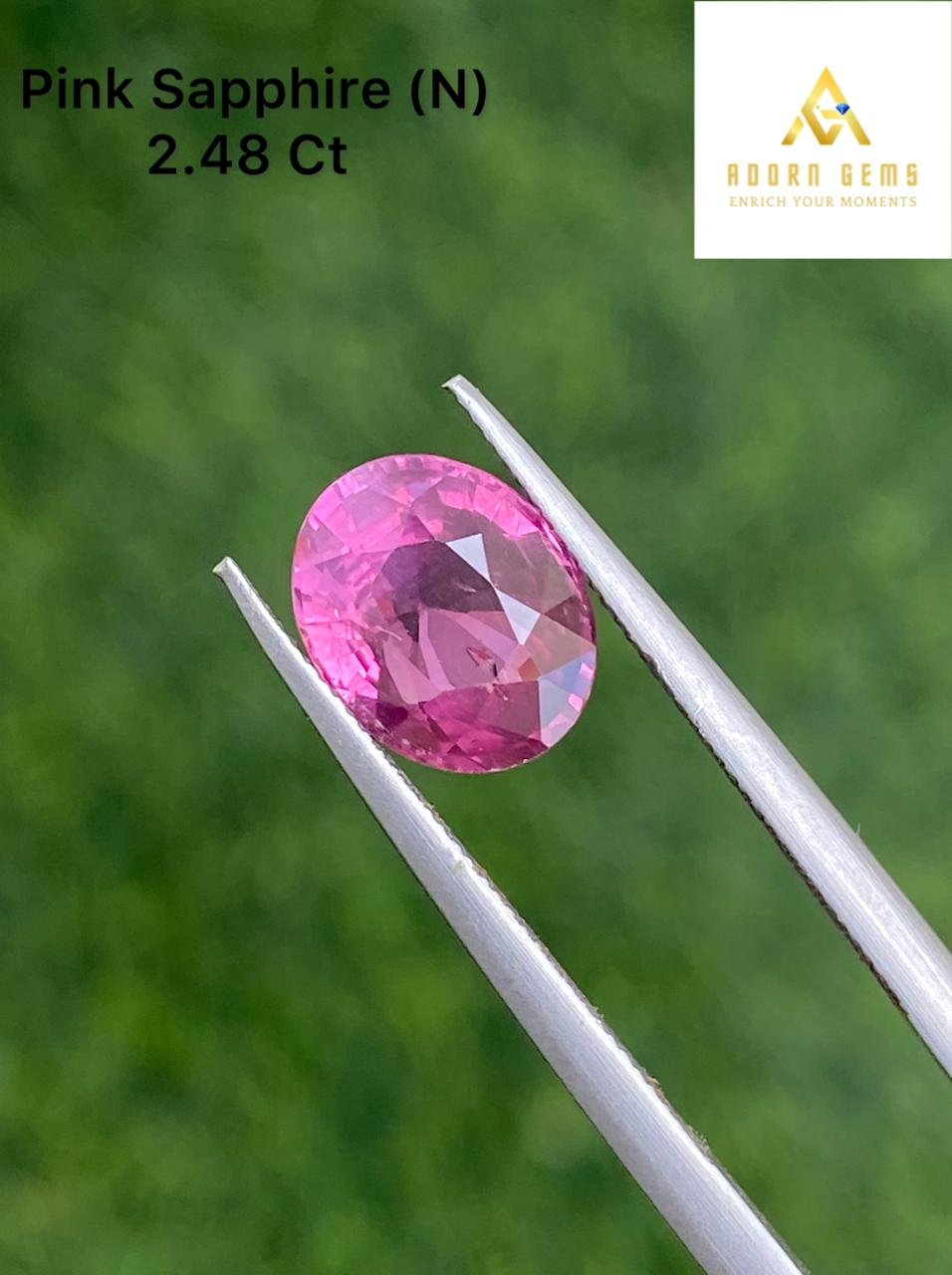PINK SAPPHIRE 2.48 CT (N)